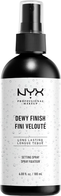 Спрей-фіксатор макіяжу NYX Professional Makeup Dewy Finish Long Lasting 180 мл (800897207090) - зображення 1