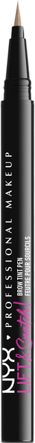 Фломастер-тинт для брів NYX Professional Makeup Lift & Snatch 03 Taupe 1 мл (800897004507) - зображення 1