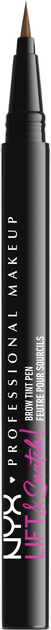 Фломастер-тинт для брів NYX Professional Makeup Lift & Snatch 05 Caramel 1 мл (800897004521) - зображення 1