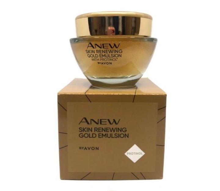 Золотая Омолаживающая ночная эмульсия для лица, Avon Anew 50 мл 