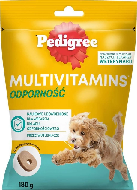 Przysmak dla psów Pedigree Multivitamins Odporność z kurczakiem 180 g (5010394005265) - obraz 1