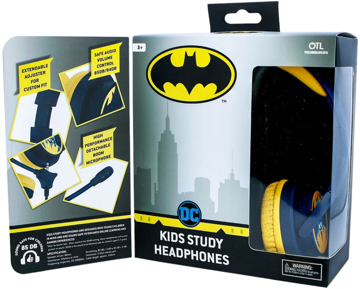 Słuchawki OTL Batman Blue (5055371623421) - obraz 9