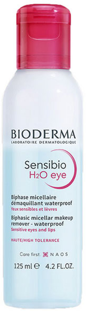 Woda micelarna Bioderma Sensibio H20 do demakijażu oczu 125 ml (3401360212237) - obraz 1