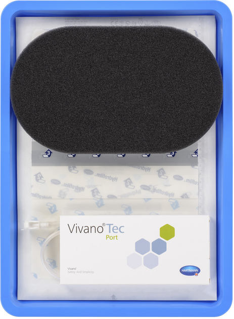 Набор перевязочных материалов Hartmann для терапии ран отрицательным давлением (ВАК-терапия) VivanoMed Foam Kit L 5 шт (4097234) - изображение 1