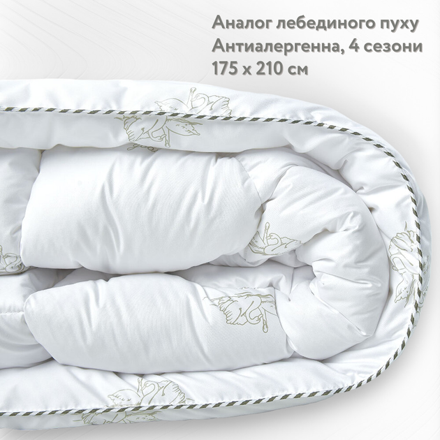 Всесезонное одеяло IDEIA SUPER SOFT CLASSIC аналог лебединого пуха 175Х210 см (8-11788) - Фото 1 Всесезонное одеяло IDEIA SUPER SOFT CLASSIC аналог лебединого пуха 175Х210 см (8-11788) - изображение 1