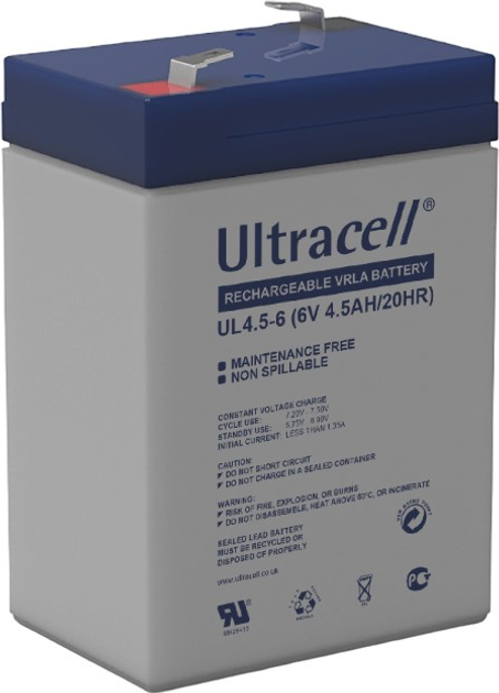 Акумулятор Ultracell Battery 4.5Ah/6V (5713570004099) - зображення 1