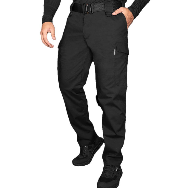 Водовідштовхувальні Штани Rip-Stop з 6-ма кишенями / Чоловічі Брюки Patrol Flex чорні розмір XL - зображення 2