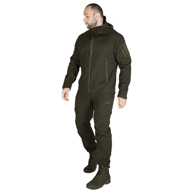 Чоловічий міцний Костюм Куртка + Штани / Польова форма CamoTec Stalker 2.0 Canvas темна-олива розмір S - зображення 2