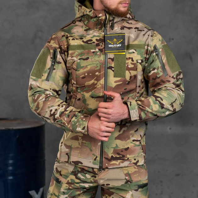 Демісезонна Чоловіча Куртка "Region" Softshell з липучками під шеврони мультикам розмір 2XL - зображення 2