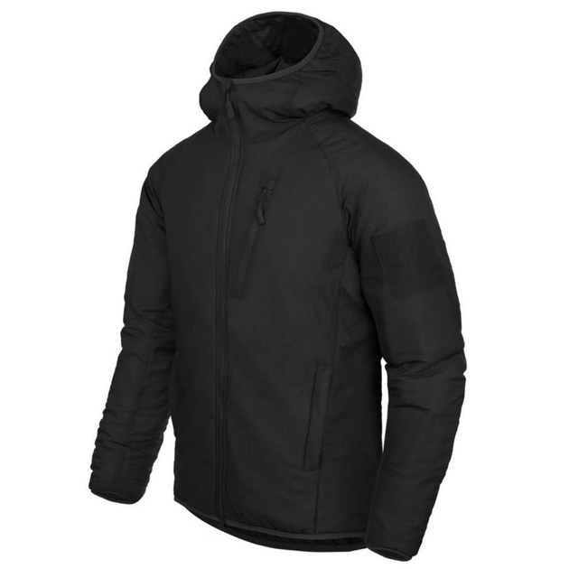Чоловіча зимова куртка "Helikon" WindPack з підкладкою Climashield чорна розмір XS - зображення 1