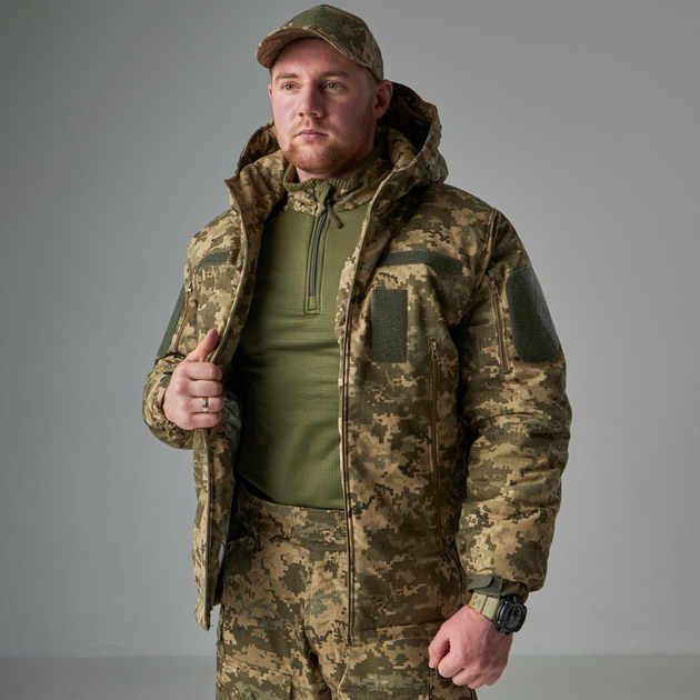 Чоловіча зимова куртка Rip-stop з підкладкою Omni-Heat до -15°C піксель розмір XL - зображення 2