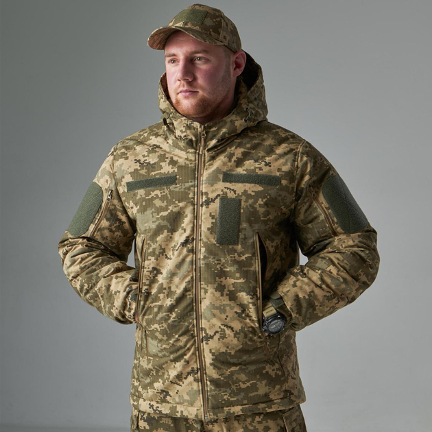 Чоловіча зимова куртка Rip-stop з підкладкою Omni-Heat до -15°C піксель розмір S - зображення 1