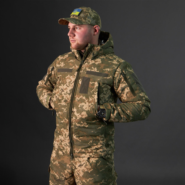 Чоловіча зимова куртка Taslan з підкладкою Omni-Heat піксель розмір 3XL - зображення 1