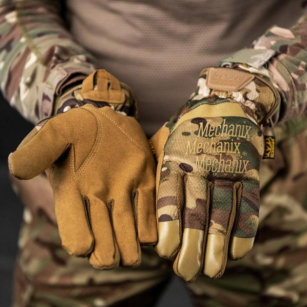 Сенсорні рукавиці Mechanix Wear Tactical FastFit з верхом TrekDry койот розмір XL - зображення 1