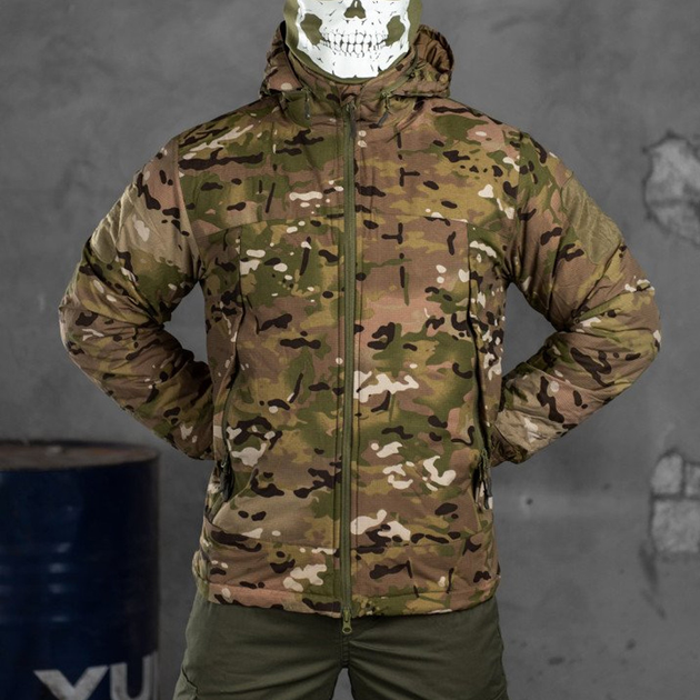 Мембранная Мужская Куртка MARS с утеплителем Primaloft мультикам размер L - изображение 1