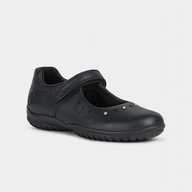 Туфлі для дівчат GEOX J16A6A000HH 27 Чорні (8050036326515) - зображення 1