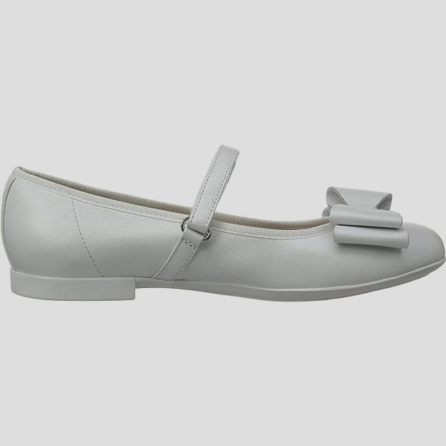 Туфлі для дівчат GEOX J0255B00044 35 Білі (8054730495263) - зображення 1