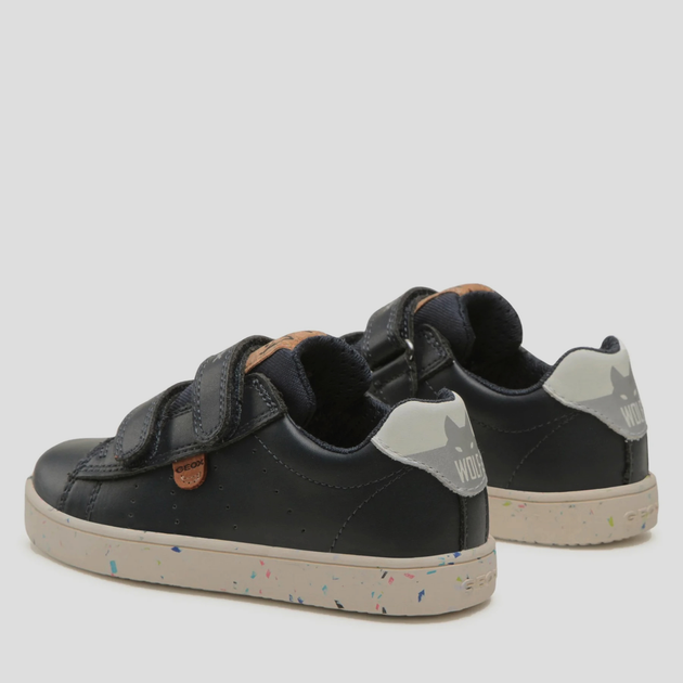 Sneakersy chłopięce na rzepy GEOX J35BEA0001C 33 Czarne (8056206188303) - obraz 3