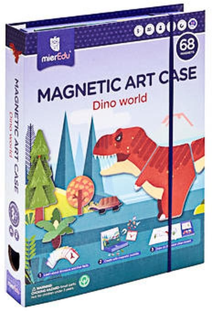 Zestaw artystyczny Dino World Magnetic Art Case (ME156) - obraz 1