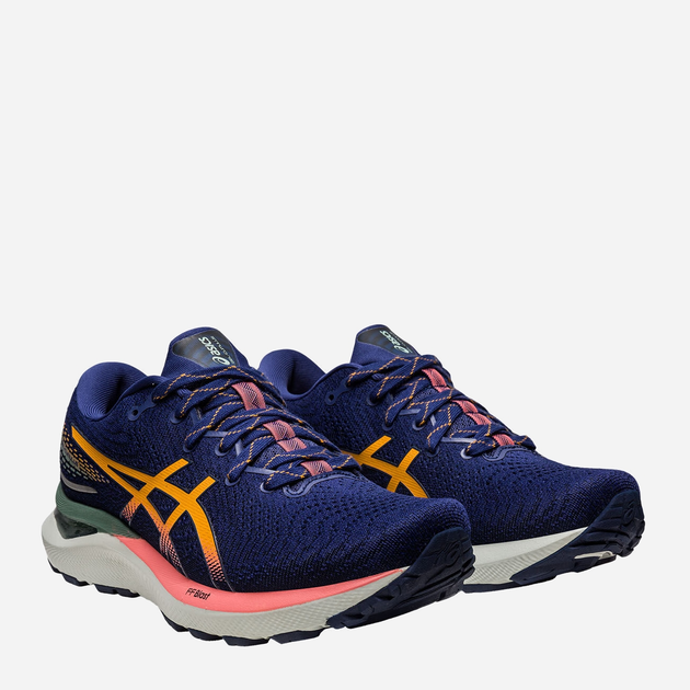 Жіночі кросівки для бігу ASICS Gel-Cumulus 24 1012B387-700 38 (7US) 24 см Темно-синій/Помаранчевий (4550456086500) - зображення 2