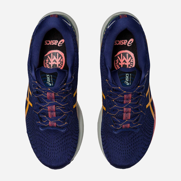 Жіночі кросівки для бігу ASICS Gel-Cumulus 24 1012B387-700 39.5 (8US) 25 см Темно-синій/Помаранчевий (4550456086609) - зображення 4