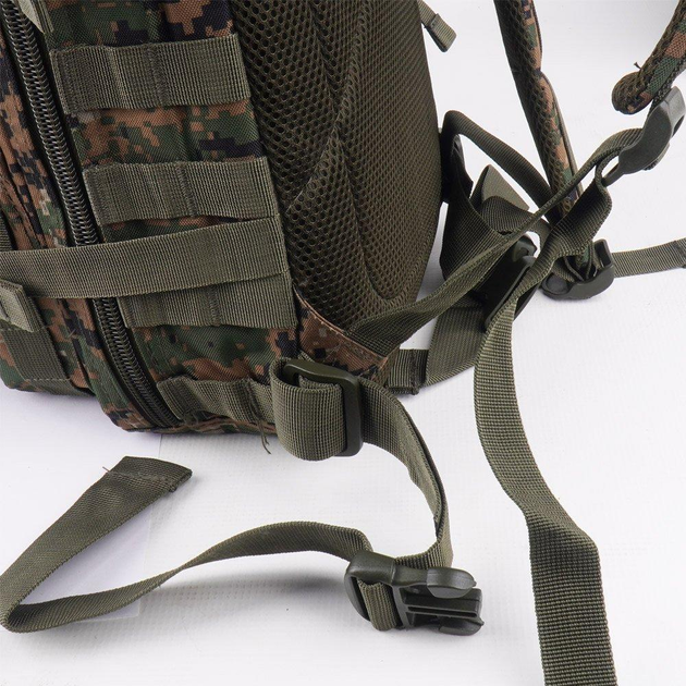 Великий рюкзак Mil-Tec Assault Pack 20 L Digital Woodland 14002071 - зображення 2