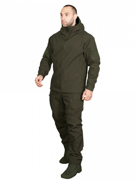 Форма військова Camotec Stalker SoftShell Олива 6562 S Хакі (2908010138929) - зображення 2