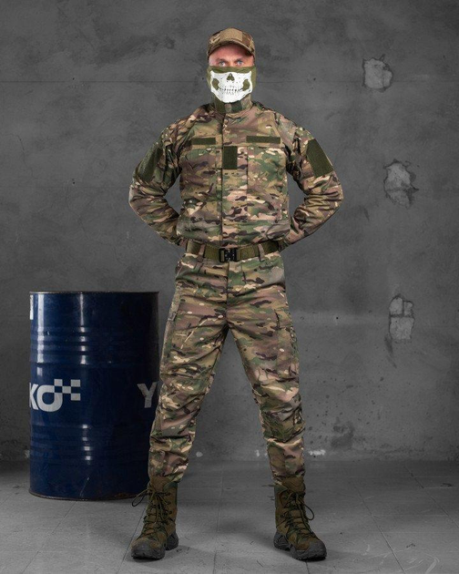 Тактичний костюм військовий Статутний ( Кітель + Штани ), Камуфляж: Мультикам, Розмір: L - зображення 1