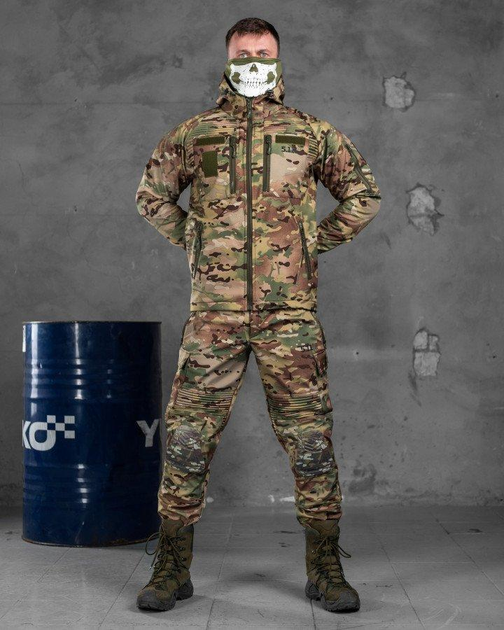 Тактический осенний военный комплект ARK/16 ( Куртка + Штаны ), Камуфляж: Мультикам, Размер: M - изображение 1