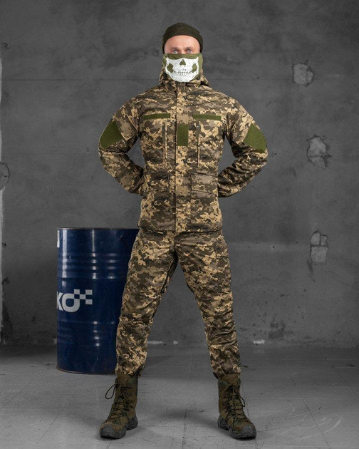 Тактичний військовий костюм гірка Статутний ( Кітель + Штани ), Камуфляж: Піксель ЗСУ, Розмір: L - зображення 1