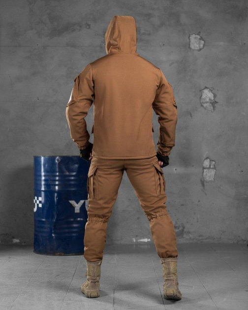 Тактичний військовий комплект Habber ( Куртка + Штани ), Камуфляж: Койот, Розмір: XXXXL - зображення 2
