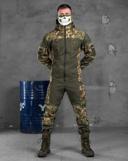 Тактический военный комплект Gabbe ( Куртка + Штаны ), Камуфляж: Мультикам, Размер: M - изображение 1