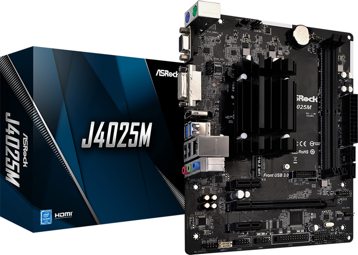 Материнская плата ASRock J4025M - изображение 5
