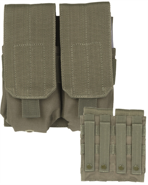 Підсумок тактичний Mil-Tec Для магазинів M4/M16 Подвійний Олива MAG.TASCHE M4/M16 DOUBLE OLIV (13496601) - зображення 1