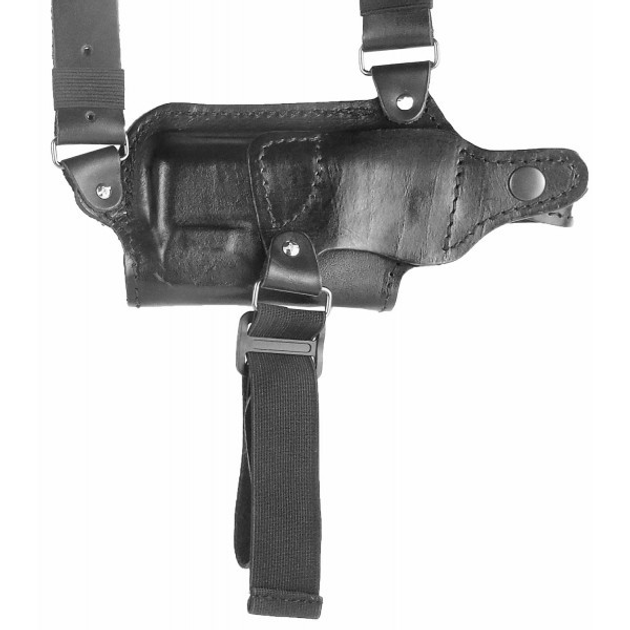 Кобура оперативная кожанная 1007 Медан для CZ P-10С с фонарем - изображение 2
