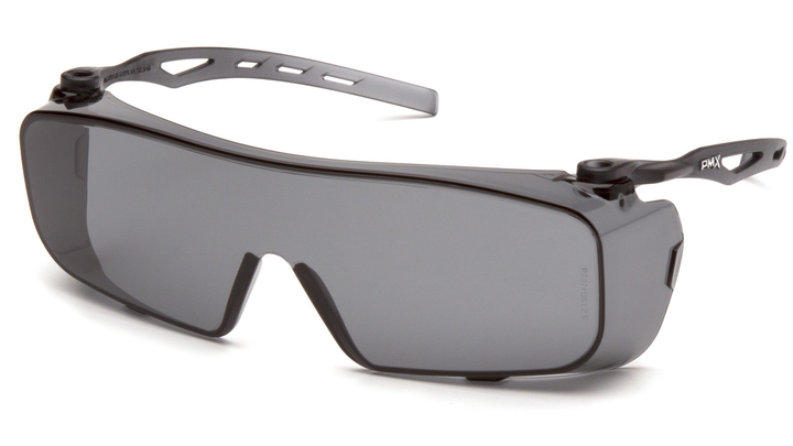 Захисні тактичні окуляри Pyramex Cappture (gray) Anti-Fog, сірі - зображення 1