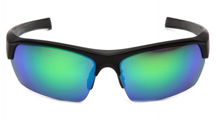 Поляризационные очки защитные 2в1 Venture Gear TENSAW Polarized (green mirror) зеркальные сине-зеленые - изображение 2