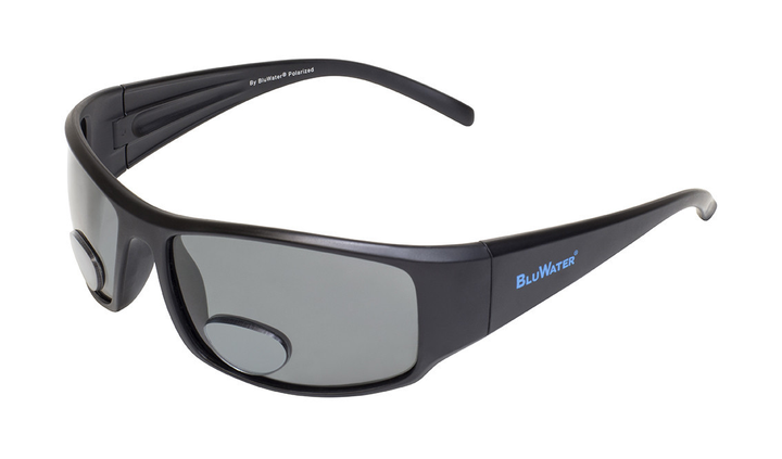 Біфокальні поляризаційні окуляри BluWater BIFOCAL-1 (+1.5) Polarized (gray) сірі - зображення 1