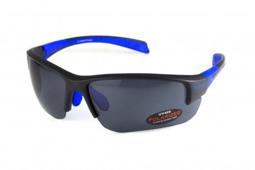 Поляризационные очки BluWater SAMSON-3 Polarized (gray) серые - изображение 1