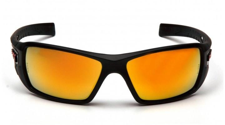 Открытыте защитные очки Pyramex VELAR (ice orange) оранжевые зеркальные - изображение 2