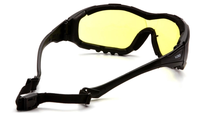 Защитные очки Pyramex V3G (amber) Anti-Fog, жёлтые - изображение 2
