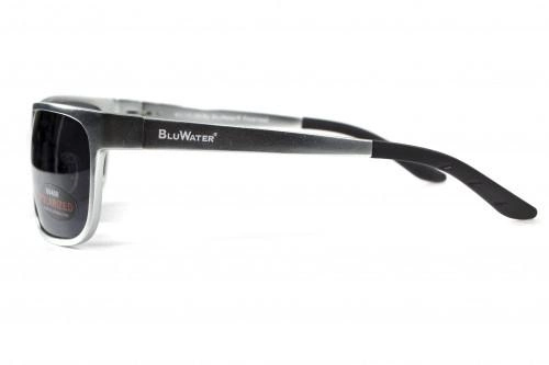Окуляри поляризаційні BluWater Alumination-2 Silv Polarized (gray) сірі - зображення 2