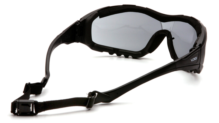 Защитные баллистические очки Pyramex V3G (gray) Anti-Fog, серые - изображение 2