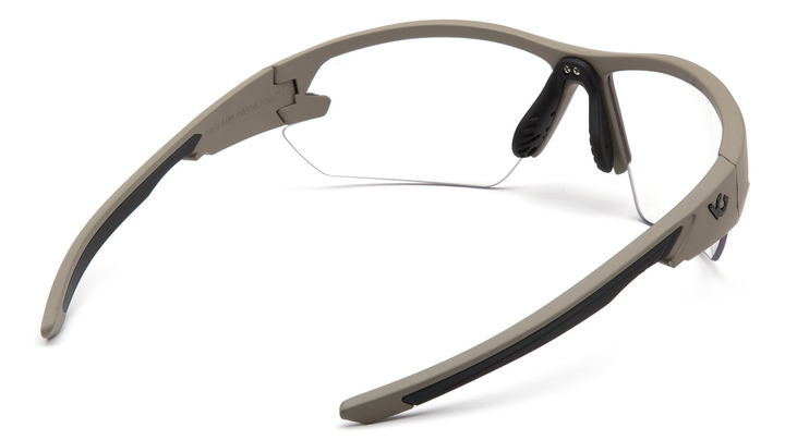 Захисні окуляри Venture Gear Tactical Semtex 2.0 Tan (clear) Anti-Fog, прозорі в пісочній оправі - зображення 2