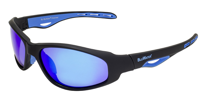 Поляризационные очки BluWater BUOYANT-2 Polarized (G-Tech™ blue) синие зеркальные - изображение 1