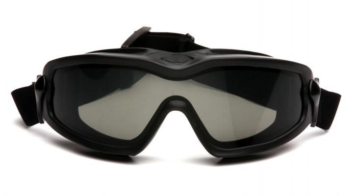 Очки маска Pyramex V2G-Plus (XP) баллистические с уплотнителем Anti-Fog, чёрные - изображение 2