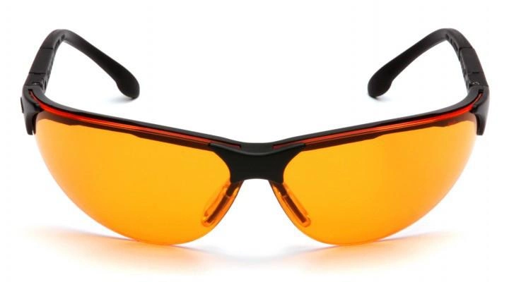 Открытыте защитные очки Pyramex RENDEZVOUS (orange) оранжевые - изображение 2