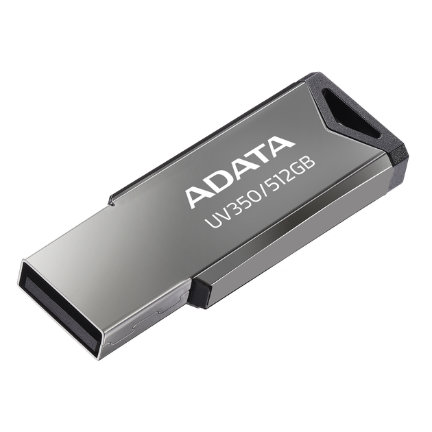 Флеш-накопичувач ADATA USB 3.2 UV 350 512Gb Silver (AUV350-512G-RBK) - изображение 3