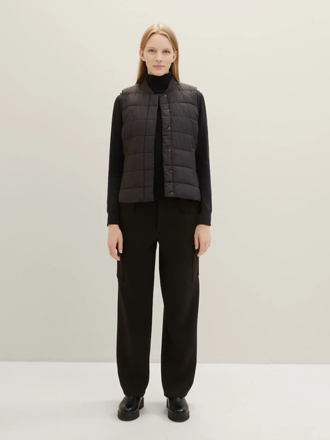 Безрукавка Tom Tailor Lightweight Weste M Чорний 1039268-14482 - зображення 4