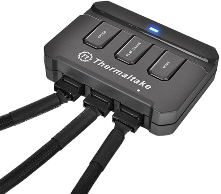 Вентилятор Thermaltake Riing 12 LED RGB 256 Colors Fan Black (CL-F042-PL12SW-A) - зображення 4